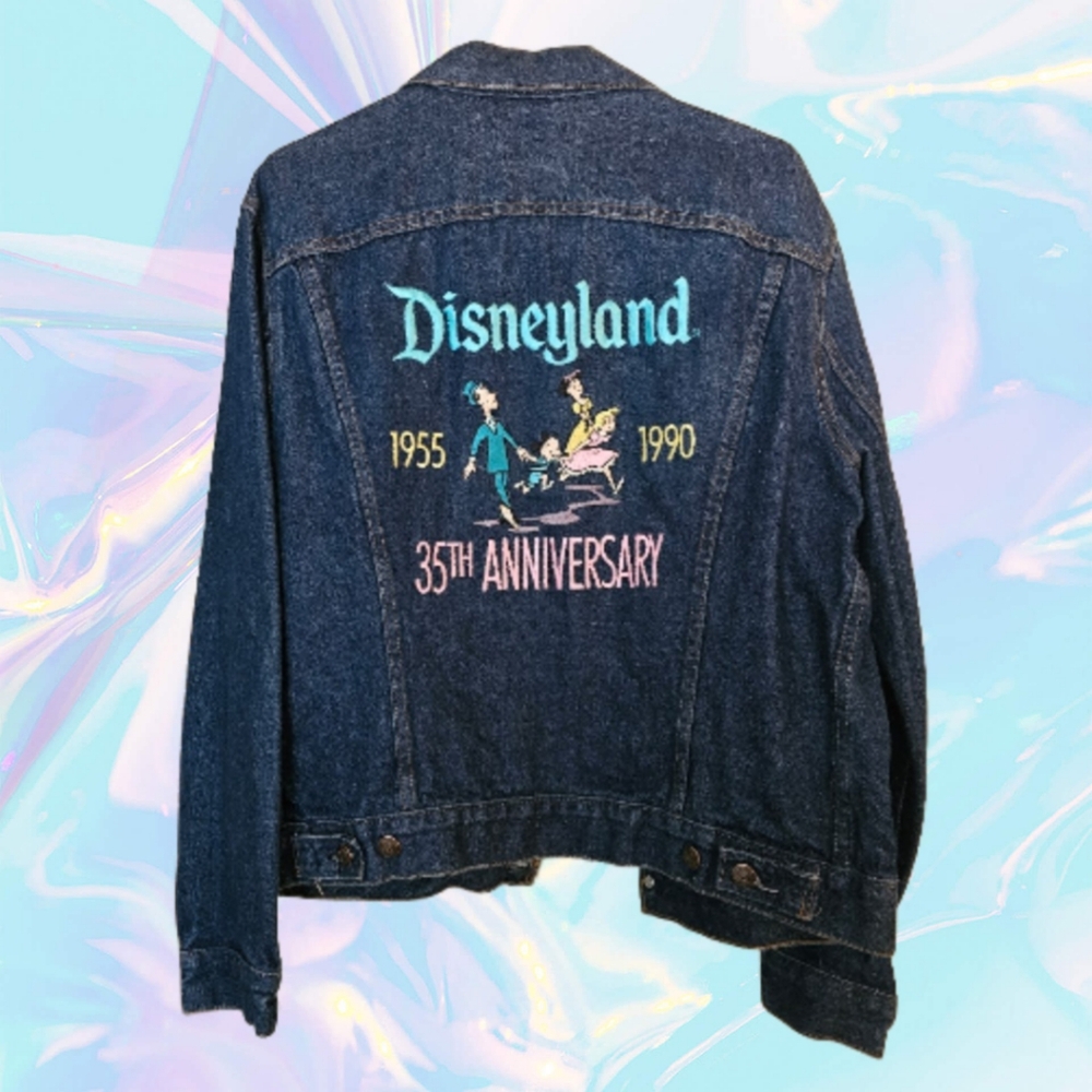 1990 Rare Company D Vintage Denim Jacket 35th Anniversary Size L